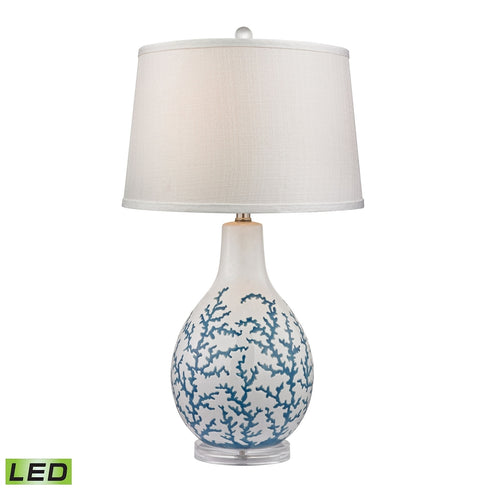 Elk Sixpenny TABLE LAMP in Pale Blue Finish Model: D2478-LED