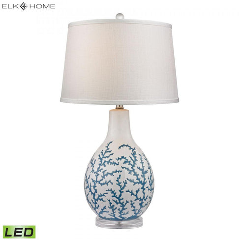 Elk Sixpenny TABLE LAMP in Pale Blue Finish Model: D2478-LED