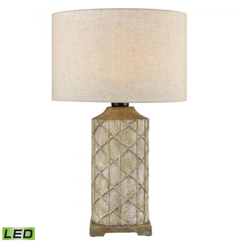 Elk Sloan 24.5 Inch High 1 Light Outdoor Table Lamp in Antique Gray Includes LED Bulb Model: D4388-LED