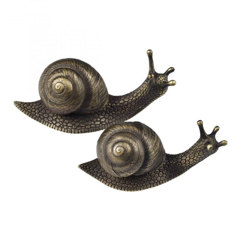 Elk Snail Object Set of 2 in Bronze (2 pack) (2 pack) Model: S0037-12133/S2