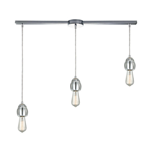 Elk Socketholder 3 Light MINI PENDANT in Polished Chrome Finish Model: 32221/3L