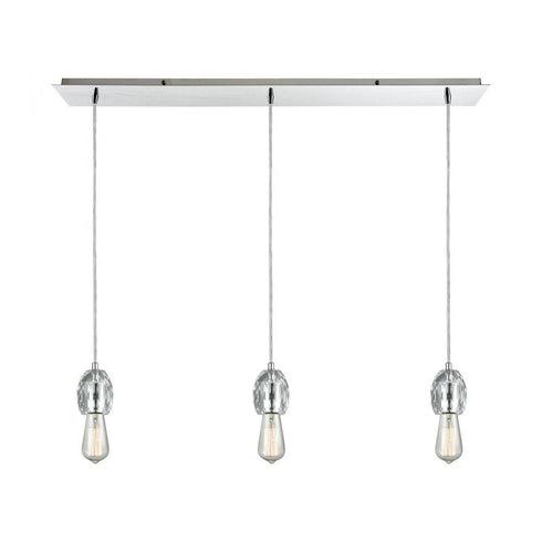 Elk Socketholder MINI PENDANT in Polished Chrome Finish Model: 33220/3LP