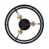 Elk Solace 16 Inch Wide 3 Light Semi Flush Mount in Matte Black Model: 82075/3