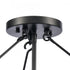 Elk Solace 16 Inch Wide 3 Light Semi Flush Mount in Matte Black Model: 82075/3
