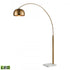 Elk Solar Powered Solar Flair 77 Inch High 1 Light Floor Lamp in Aged Brass Includes LED Bulb Model: D3591-LED