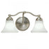 Elk Soleil 17.5 Inch Wide 2 Light Vanity Light in Brushed Nickel Model: 9662-BN-FL