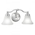 Elk Soleil 17.5 Inch Wide 2 Light Vanity Light in Brushed Nickel Model: 9662-BN-FL