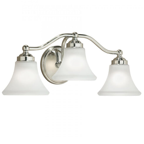 Elk Soleil 22.25 Inch Wide 3 Light Vanity Light in Brushed Nickel Model: 9663-BN-FL