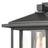 Elk Solitude 1 Light Sconce in Matte Black with Clear Glass Model: 87131/1
