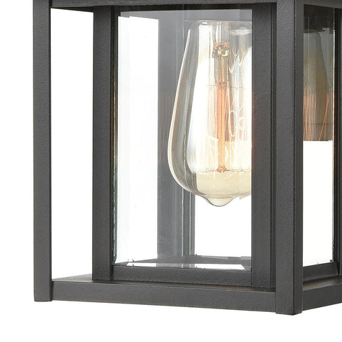 Elk Solitude SCONCE in Matte Black Finish Model: 87130/1