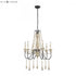 Elk Sommieres 6 Light CHANDELIER in Antique French Cream Dark Bronze Dark Bronze Finish Model: 3215-007