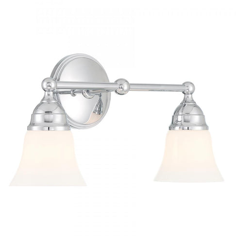 Elk Sophie 16.5 Inch Wide 2 Light Vanity Light in Chrome Model: 8582-CH-BSO