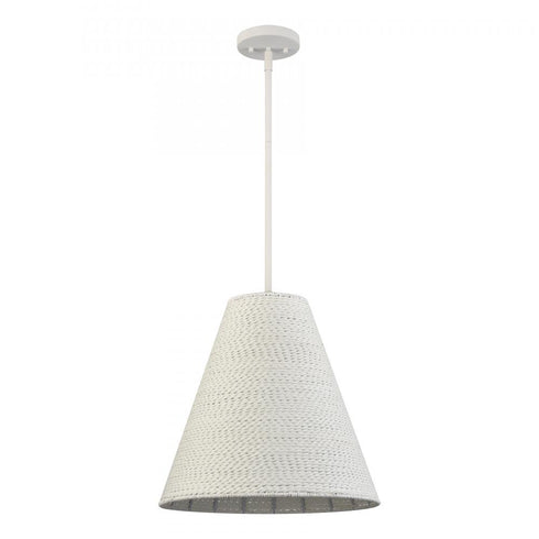 Elk Sophie 16'' Wide 1 Light Pendant White Model: 52258/1