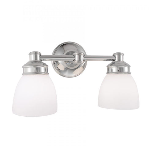 Elk Spencer 14.75 Inch Wide 2 Light Sconce in Chrome Model: 8792-CH-OP