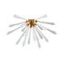Elk Spiritus FLUSH MOUNT in Brass Finish Model: D4146F