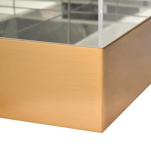 Elk Split Decorative Box Square in Brass Finish Model: H0017-10712