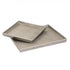 Elk Square Linen Texture Tray Set of 2 Nickel in Antique Nickel Finish Model: H0807-10661/S2