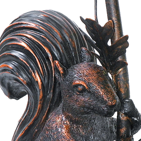 Elk Squirrel Acorn Light TABLE LAMP in Bronze Finish Model: 91-768