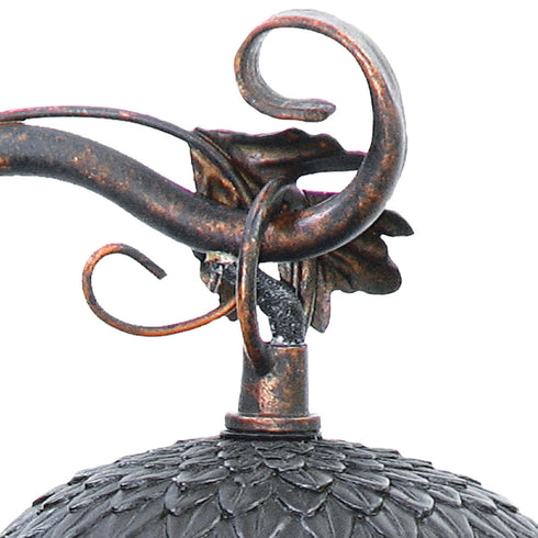 Elk Squirrel Acorn Light TABLE LAMP in Bronze Finish Model: 91-768