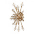 Elk Starburst 26 Inch High 4 Light Sconce in Satin Brass Model: 12763/4