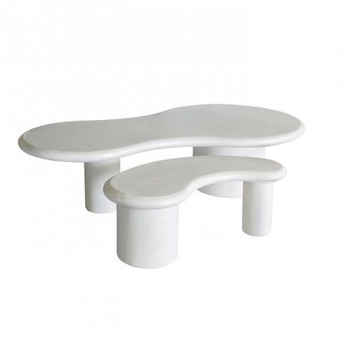 Elk Stella Coffee Table in Plaster White Model: H0115-11471