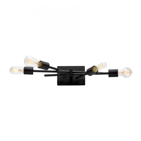 Elk Stick 21.25 Inch Wide 4 Light Vanity Light in Matte Black Model: 9751-MB-NG