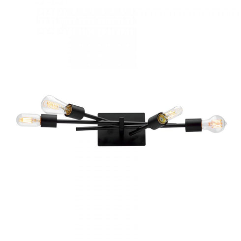 Elk Stick 21.25 Inch Wide 4 Light Vanity Light in Matte Black Model: 9751-MB-NG