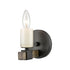 Elk Stone Manor VANITY LIGHT in Matte Black Finish Model: 15460/1