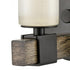Elk Stone Manor VANITY LIGHT in Matte Black Finish Model: 15460/1