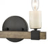 Elk Stone Manor VANITY LIGHT in Matte Black Finish Model: 15467/2