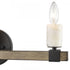 Elk Stone Manor VANITY LIGHT in Matte Black Finish Model: 15468/3