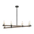 Elk StoneManor ISLAND LIGHT in Black Finish Model: 15463/8