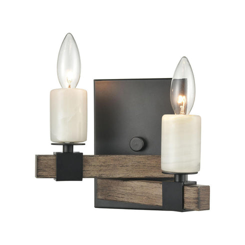 Elk StoneManor SCONCE in Black Finish Model: 15461/2