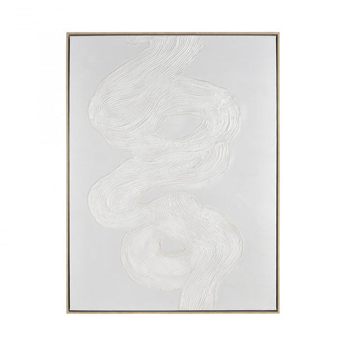 Elk Strand I Framed Wall Art in White Finish Model: H0016-10891