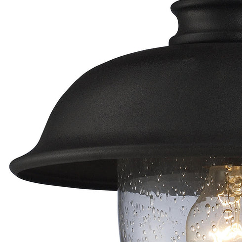 Elk Streetside Cafe SCONCE in Matte Black Finish Model: 62000-1