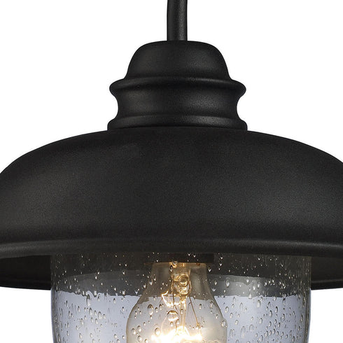 Elk Streetside Cafe SCONCE in Matte Black Finish Model: 62000-1