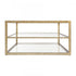 Elk Strie COFFEE TABLE in Gold Finish Model: H0115-7726