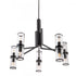 Elk Stripe 31.75 Inch Wide 10 Light Chandelier in Matte Black Model: 8150-MB-CL