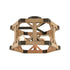 Elk Structure 3 Light SEMI FLUSH MOUNT in Oil Rubbed Bronze Natural Wood Natural Wood Finish Model: 33321/3