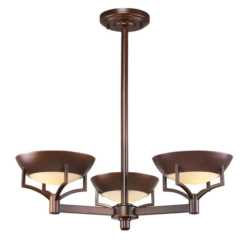 Elk Sullivan 3 Light CHANDELIER in Aged Bronze Finish Model: 17037/3
