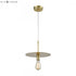 Elk Sunscreen 1 Light MINI PENDANT in New Aged Brass Finish Model: D3963