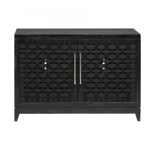 Elk Sunset Harbor Credenza Black in Checkmate Black Finish Model: S0075-9944