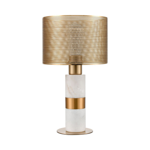 Elk Sureshot TABLE LAMP in Aged Brass Finish Model: D4677