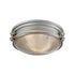 Elk Sylvester FLUSH MOUNT in Weathered Zinc Finish Model: 16123/2