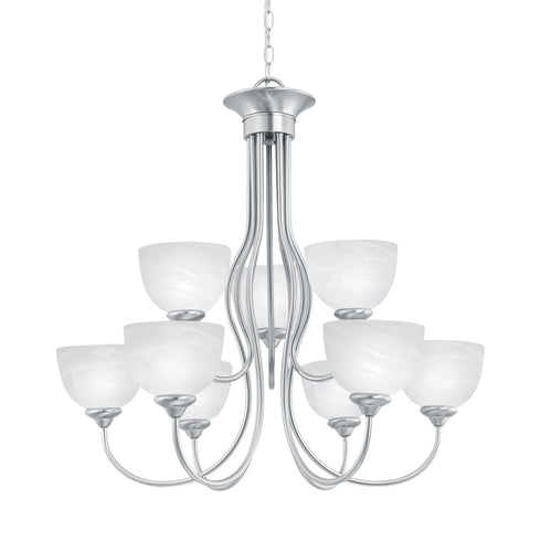 Elk Tahoe 9 Light CHANDELIER in Brushed Nickel Finish Model: SL801678