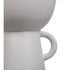 Elk Talus VASE JAR BOTTLE (4 pack) (4 pack) in Matte White Finish Model: H0117-8254