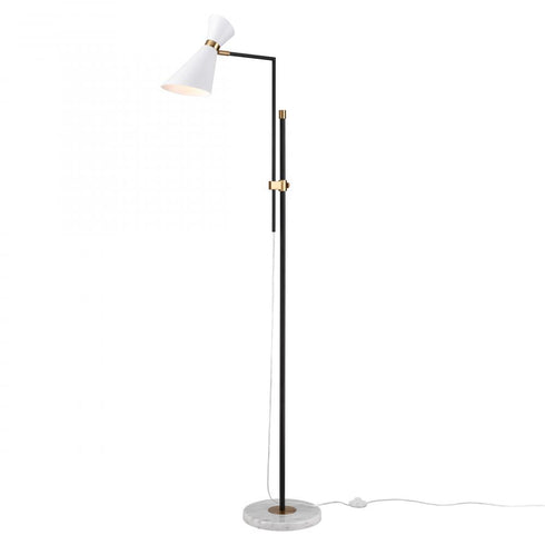 Elk Taran 61 Inch High 1 Light Floor Lamp in Matte White Model: H0019-11112