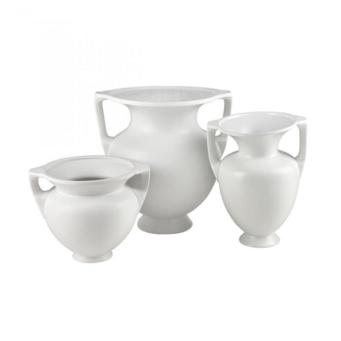 Elk Tellis Vase Large in White Finish Model: H0017-10044
