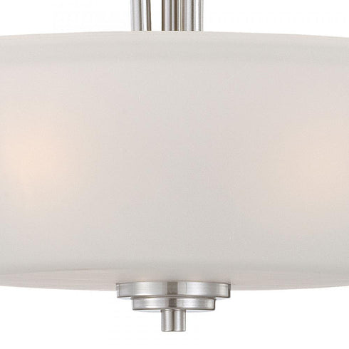 Elk Thomas Pittman 18 Inch Wide 3 Light Pendant in Brushed Nickel Model: 190061217