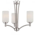 Elk Thomas Pittman 20 Inch Wide 3 Light Chandelier Brushed in Nickel Model: 190040217